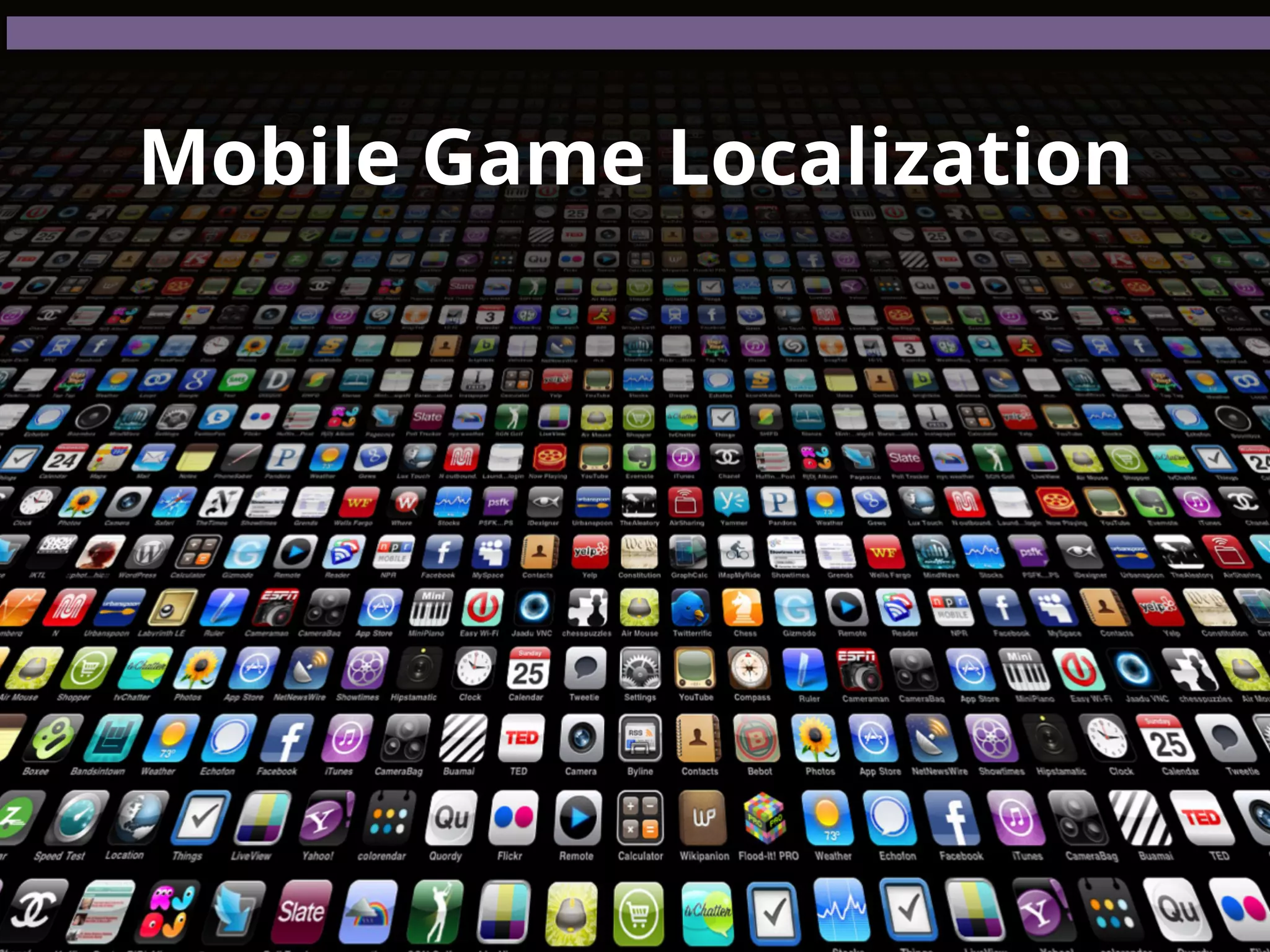 Mobile Game Localization
 