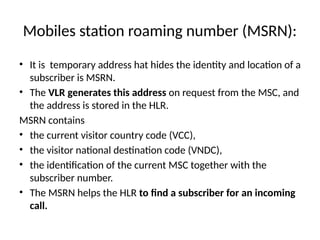 Comprehensive Overview of GSM Localization and Calling Procedures | PPTX