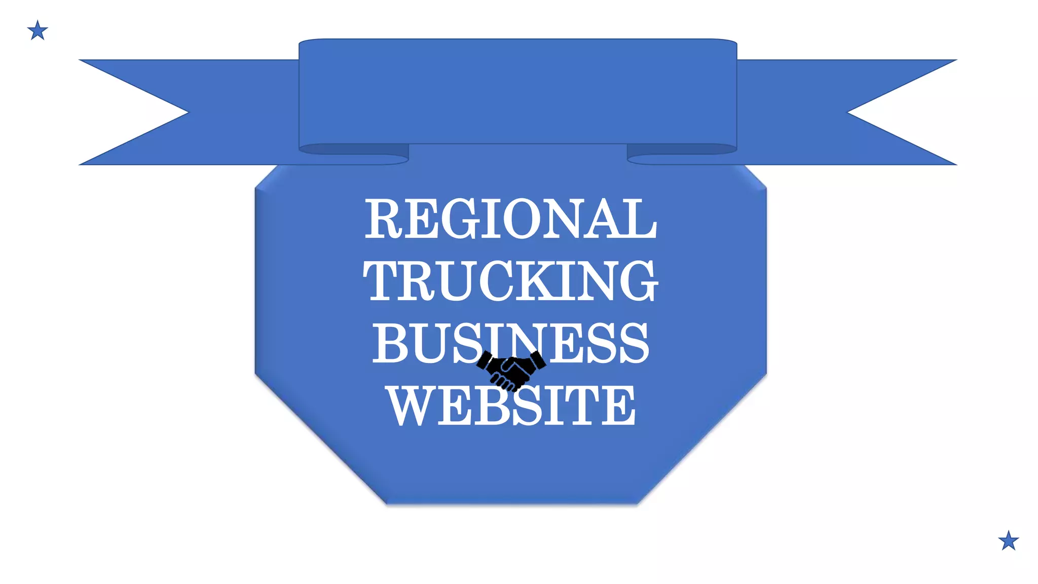 REGIONAL
TRUCKING
BUSINESS
WEBSITE
 