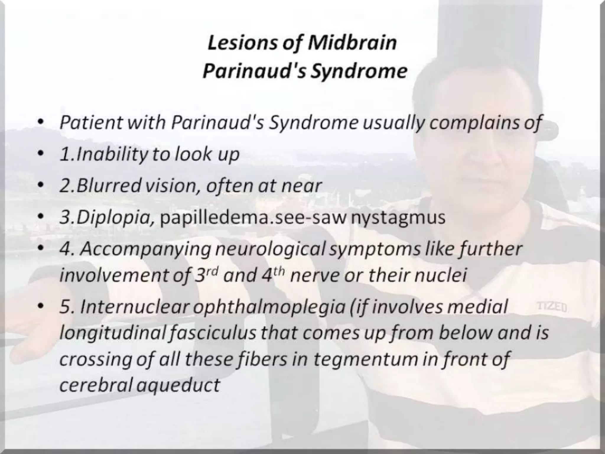 Localization of brainstem lesion by Prof Dr Bashir Ahmed Dar Sopore Kashmir