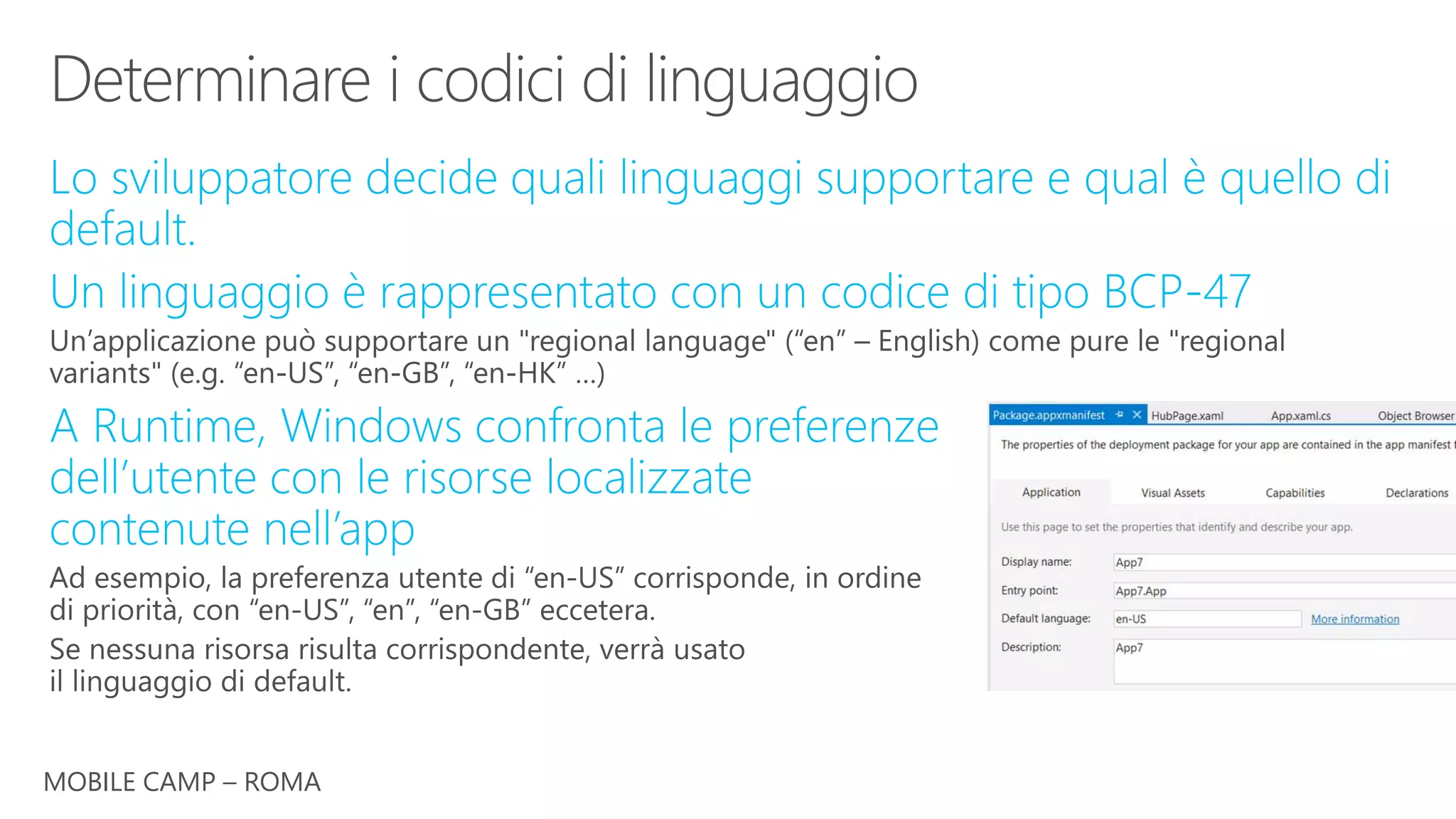 MOBILE CAMP – ROMA
 