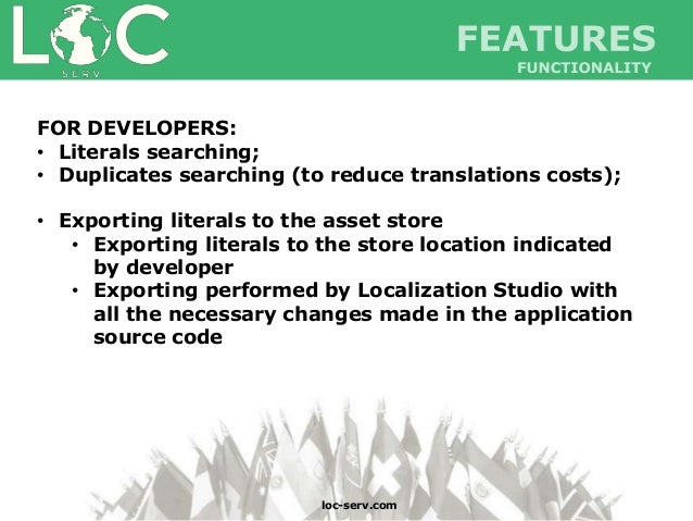 Localization Studio Product Localization is not