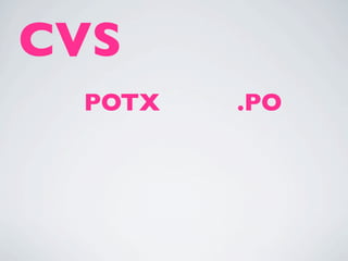 CVS
 POTX   .PO
 