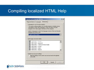 Compiling localized HTML Help 