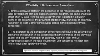 Local Legislation | PPT