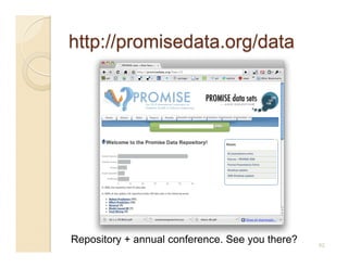 Repository + annual conference. See you there?   62
 