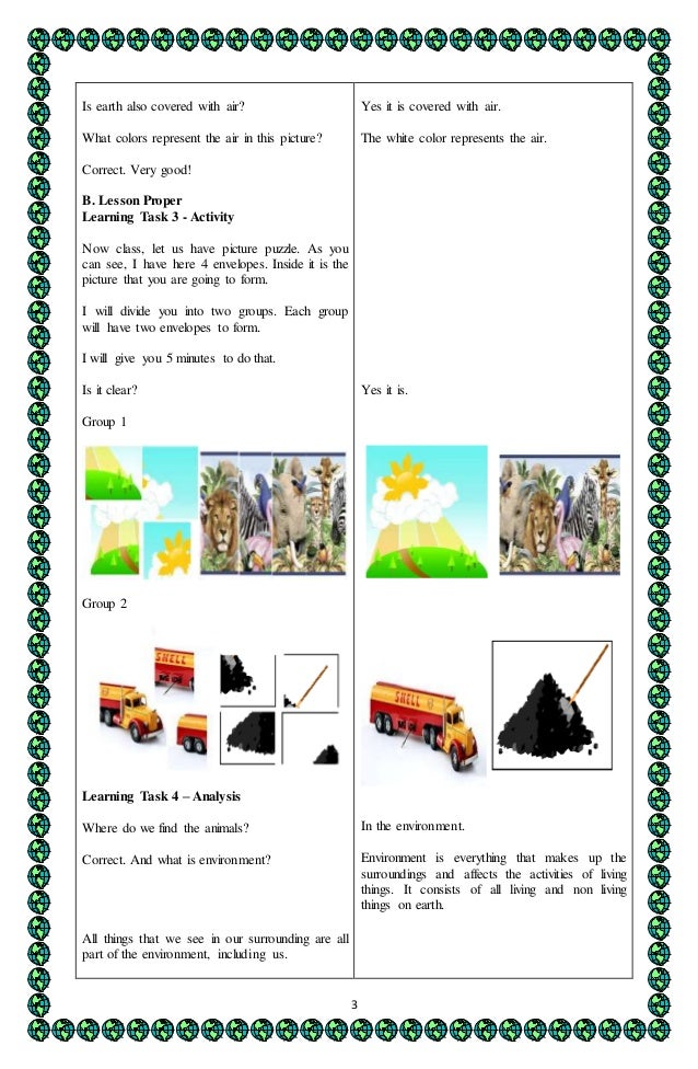 4A s Detailed Lesson Plan In Science 3 4A s Detailed Lesson Plan In Science 3
