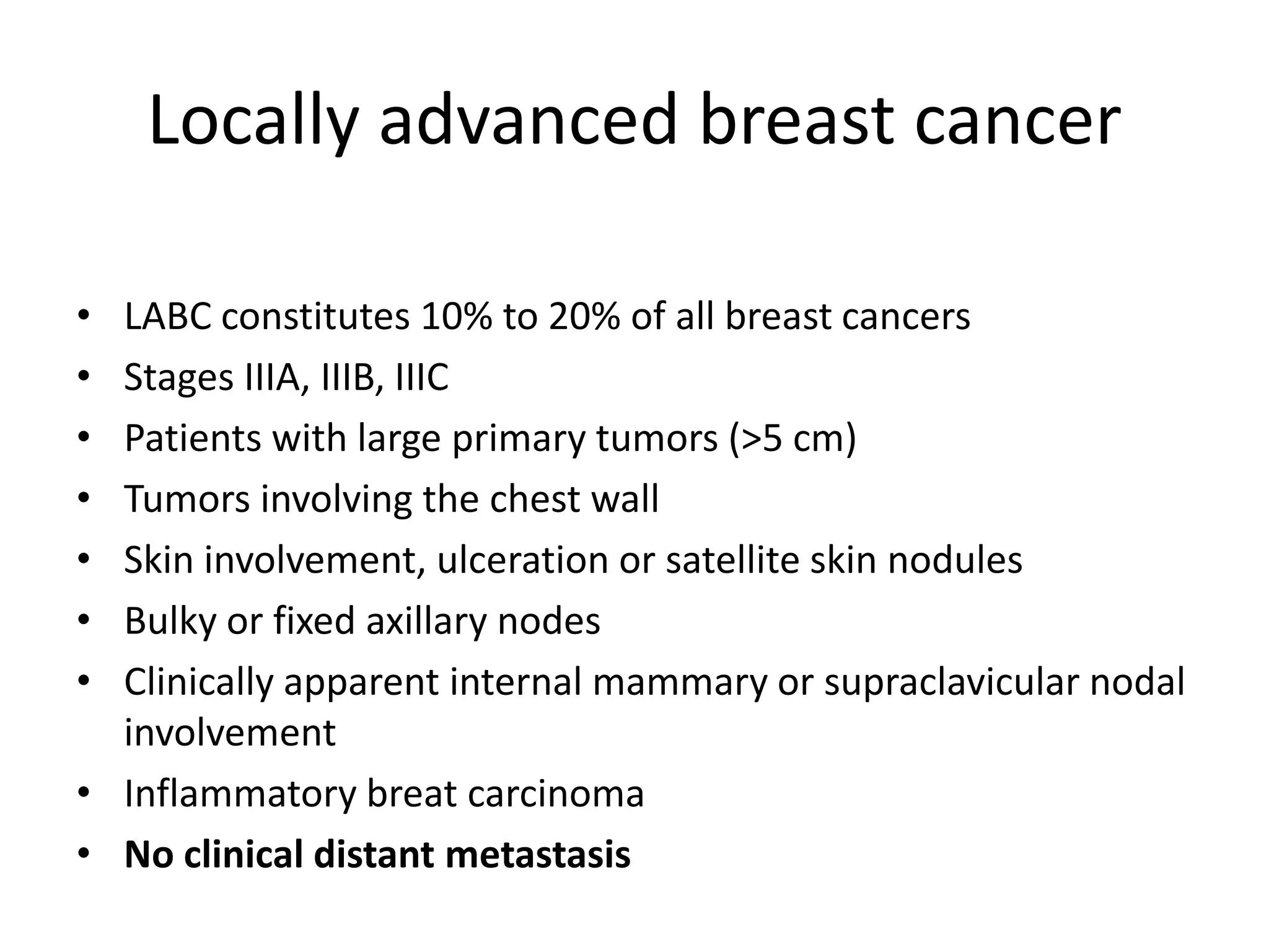 Locally advanced breast cancer | PPTX