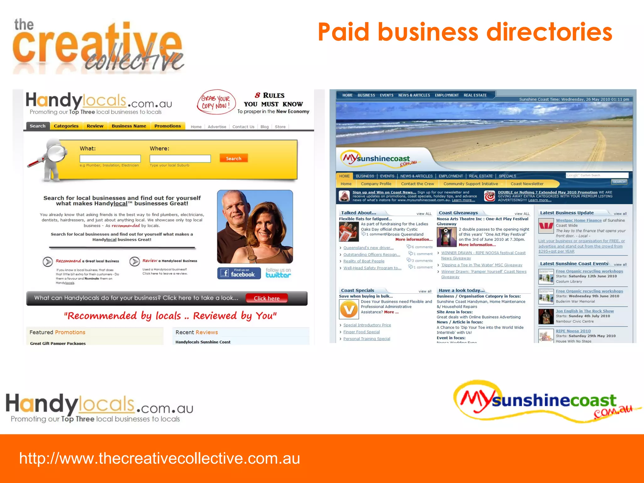 Paid business directories  