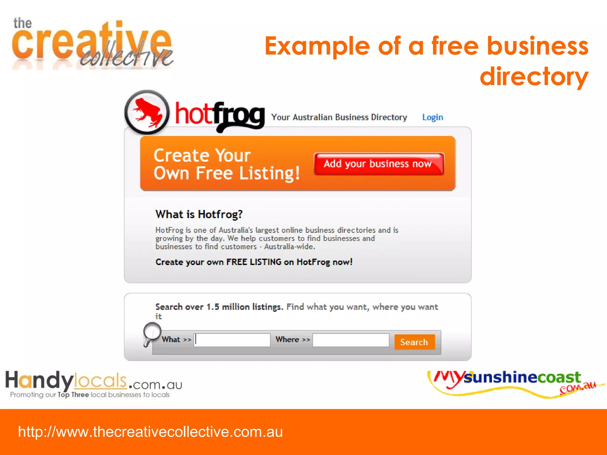 Example of a free business directory 