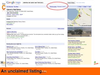 An unclaimed listing… 