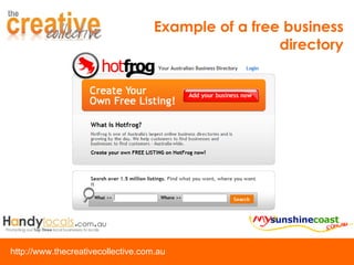 Example of a free business directory 