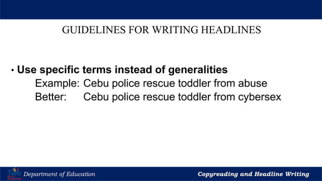 COPY READING | PPT