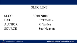 COPY READING | PPT