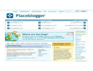 placeblogger
Screenshot of Placeblogger
 