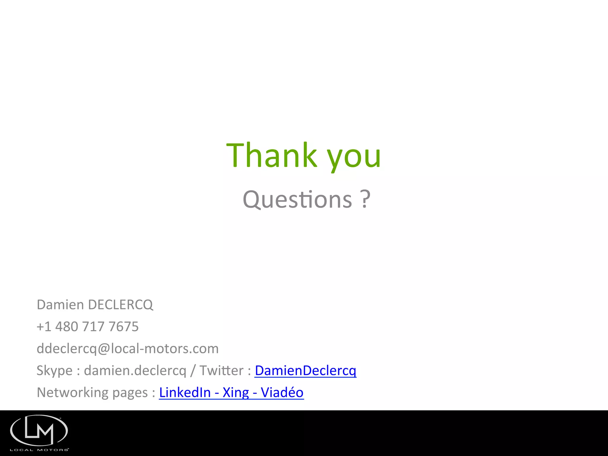 Local Motors & Co-Creation | PDF