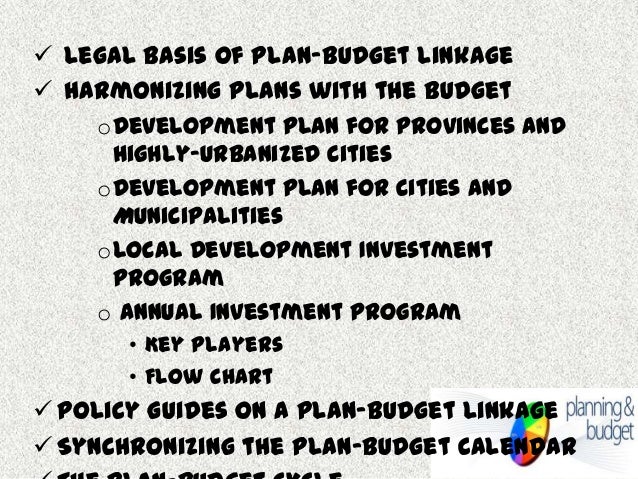 local planning and budgeting linkage version 2 0