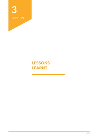 45
LESSONS
LEARNT
3
SECTION
 