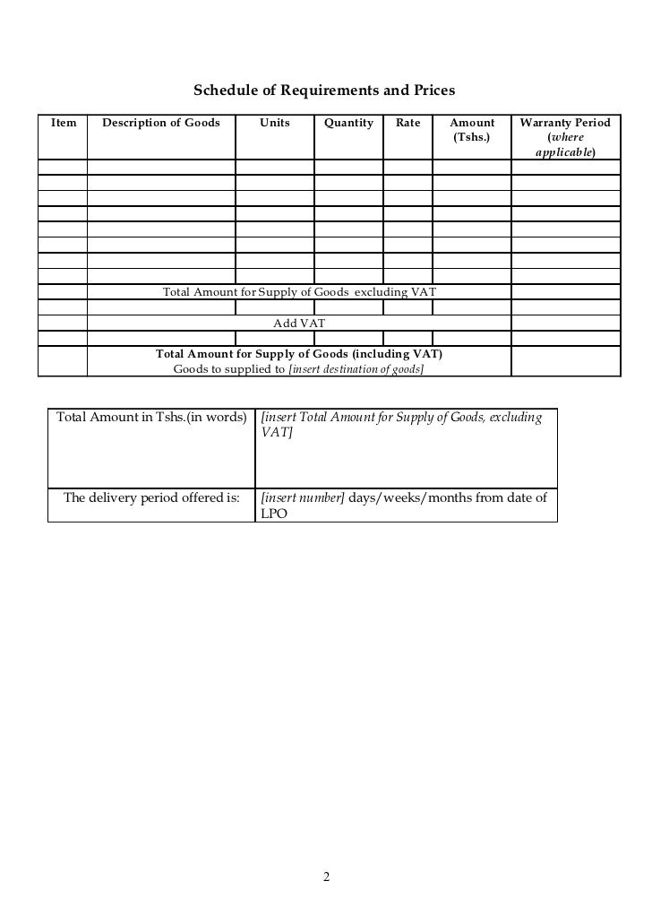 local purchase order lpo form4 local purchase orders