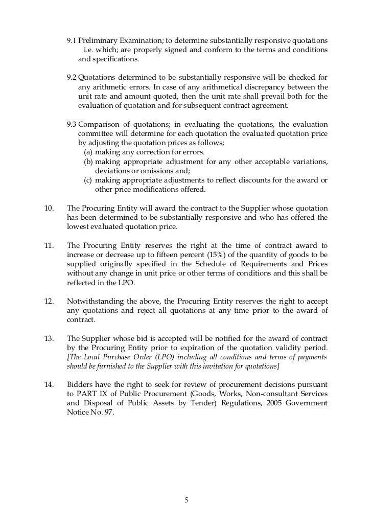 local purchase order lpo form4 local purchase orders