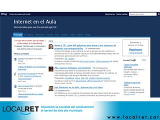 Localret, Internet