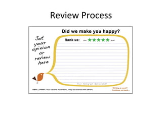 Review Process 