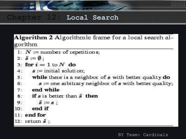 Local search algorithms | PPTX