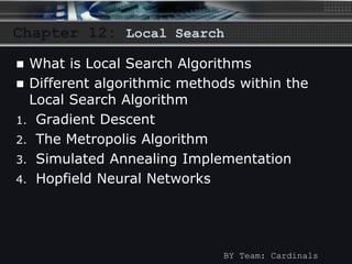 Local search algorithms | PPTX