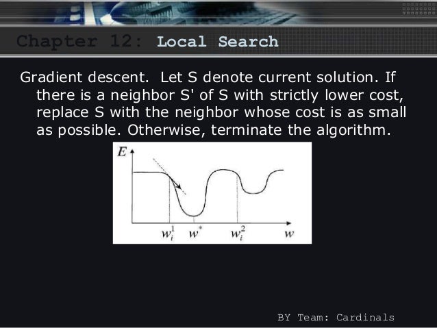 Local search algorithms