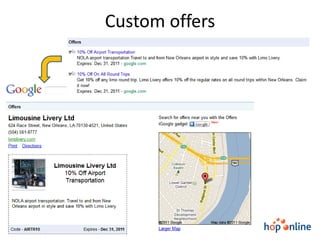 Custom offers
 