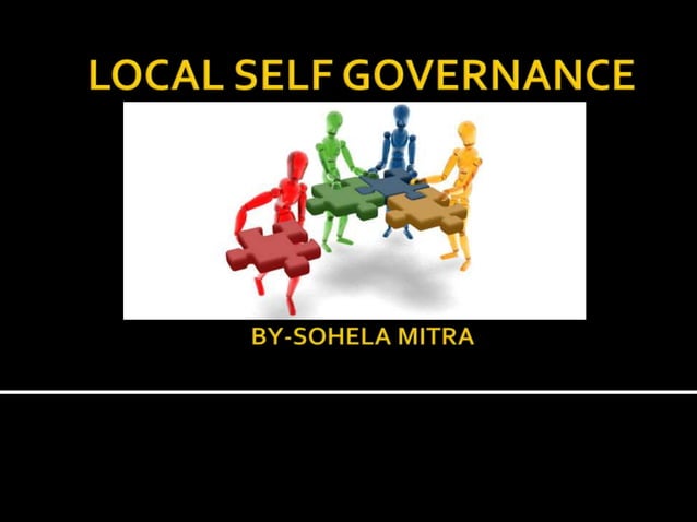 Local Self Governance Pptx