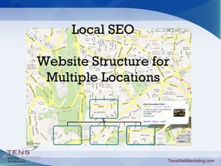 Local SEO Website Structure for Multiple Locations TensWebMarketing.com 