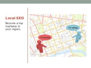 Local SEO
Become a top
marketer in
your region.

 