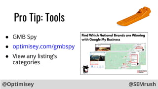 semrush local listings