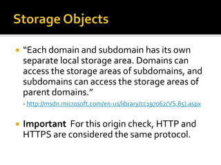 Local storage | PPTX