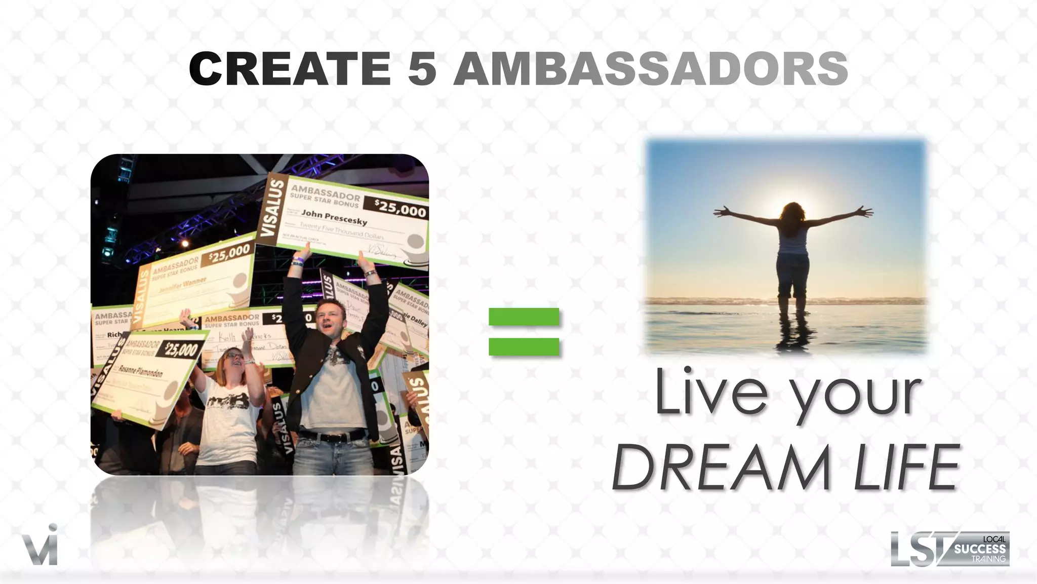 =    Live your
    DREAM LIFE
 