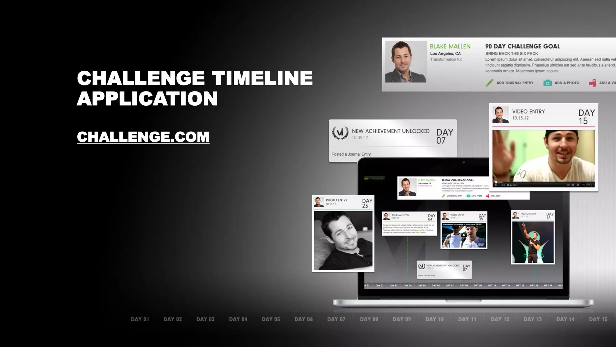 CHALLENGE TIMELINE
APPLICATION
CHALLENGE.COM
 