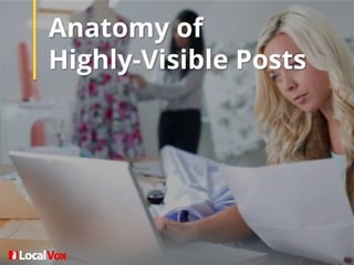 Anatomy of
Highly-Visible Posts
 