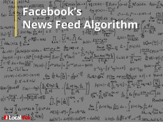 Facebook’s
News Feed Algorithm
 