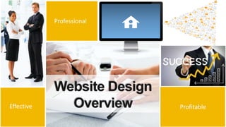 Professional
Effective Profitable
Website Design
Overview
 
