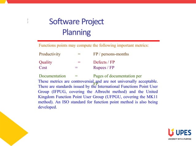 Loc and function point | PPTX | Programming Languages | Computing