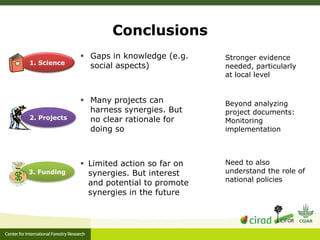 Adaptation-mitigation synergies in forest and agricultural landscapes
