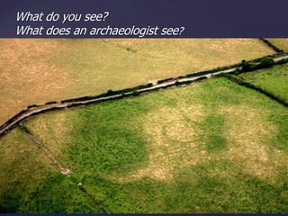 What do you see?
What does an archaeologist see?

 
