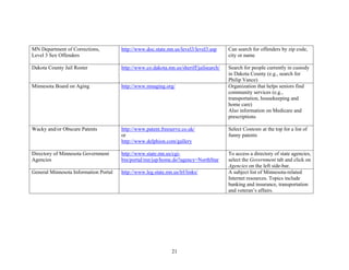 Locating Legal  Information On The Web