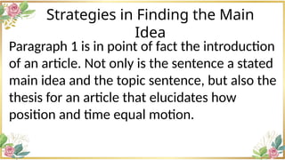 LOCATING MAIN IDEAS IN TEXT STRUCTURES.pptx