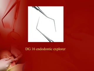 DG 16 endodontic explorer
 