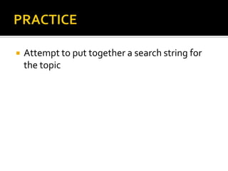 Ex: climate change AND extreme weather