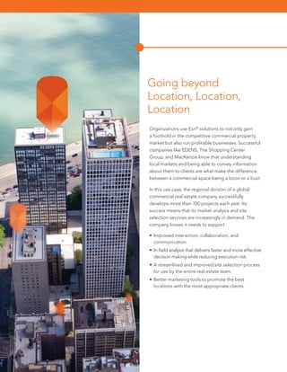 Location Analytics for Real Estate | PDF