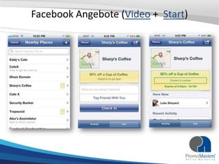 Facebook Angebote (Video + Start)
 