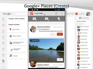 Google+ Places (Create)
 